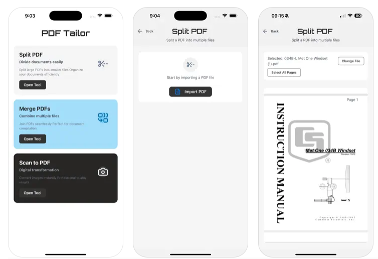 PDF Tailor Mobile